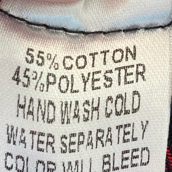 Umgee Red & Black Flannel Shirt Tunic with Fringed Hem Sz MED Oversize Casual - Picture 8 of 9